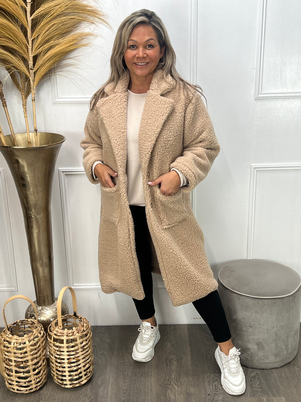 Teddy Coat Romée Beige