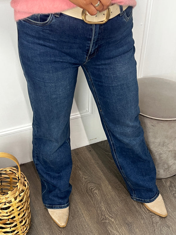 SD regular jeans 2103-2 donkerblauw
