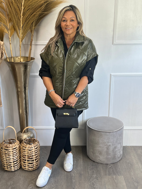Bodywarmer Vogue Petit Army Groen