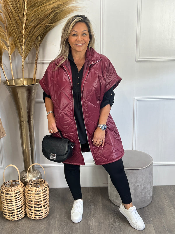 Bodywarmer Vogue Maxi Bordeaux