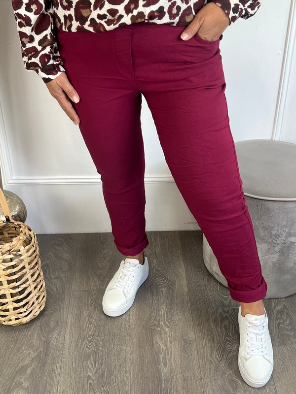 Broek Anouk Bordeaux