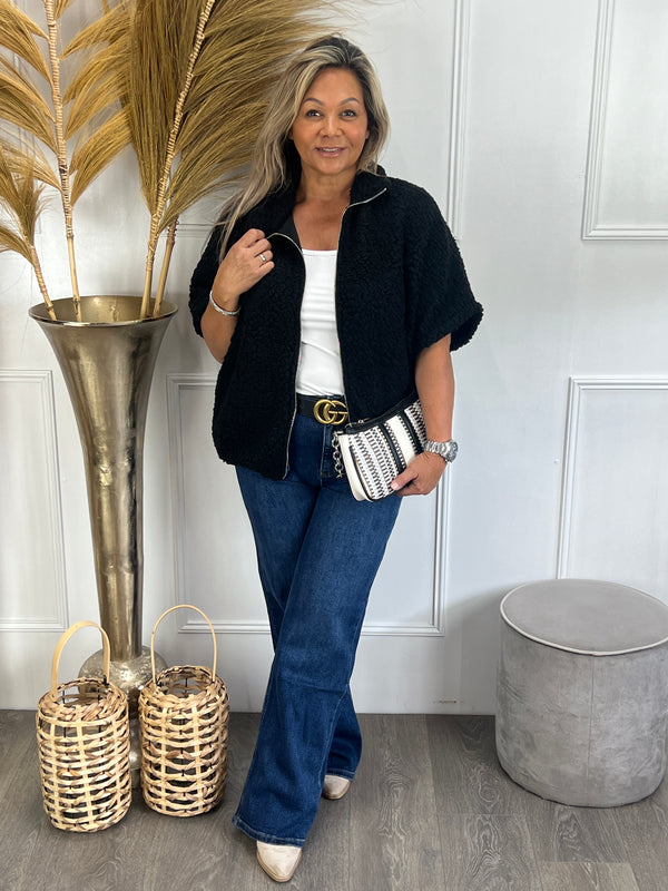 Teddy Gilet Chantal Zwart