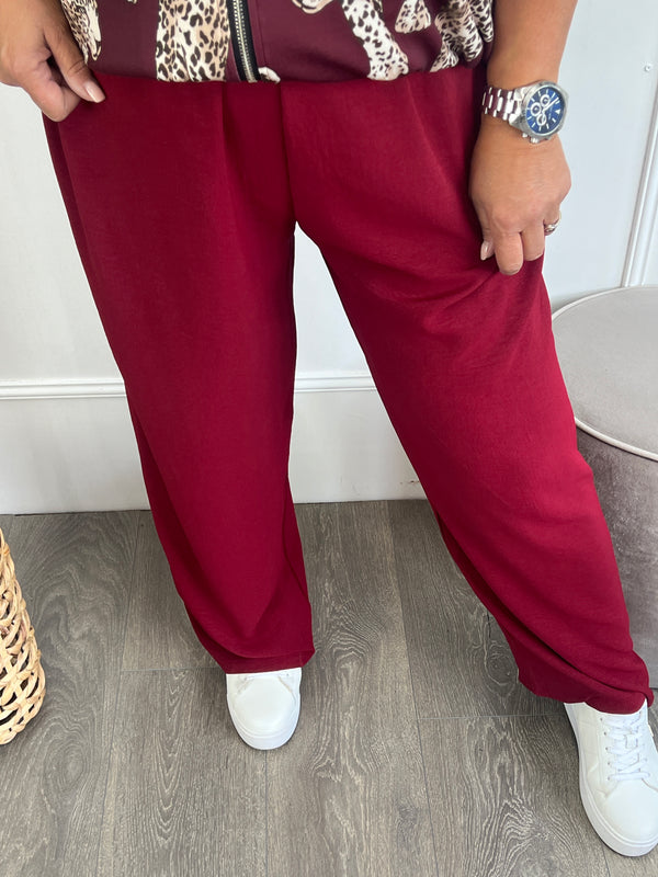 Basis Broek Isa Bordeaux