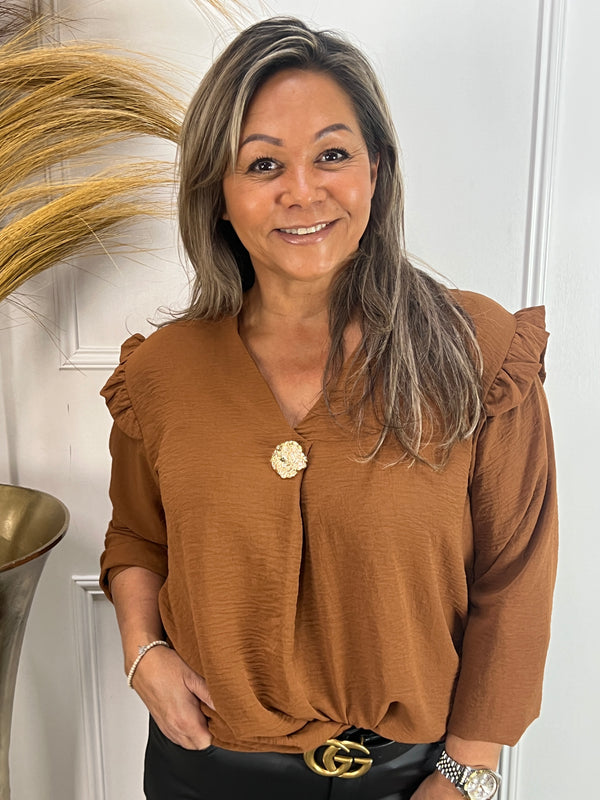 Blouse Ramira camel
