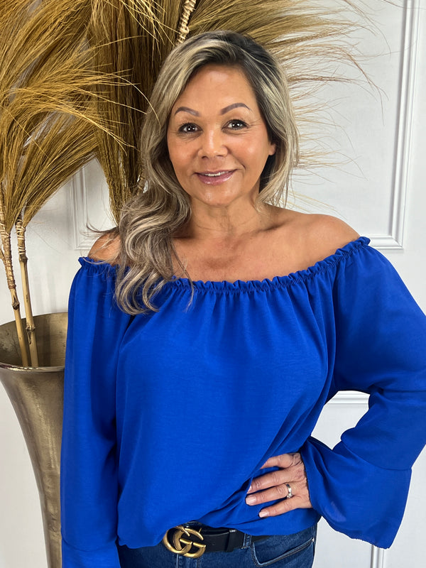 Blouse Addison Kobalt Blauw