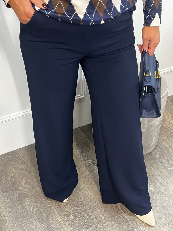 Pantalon Davina marineblauw