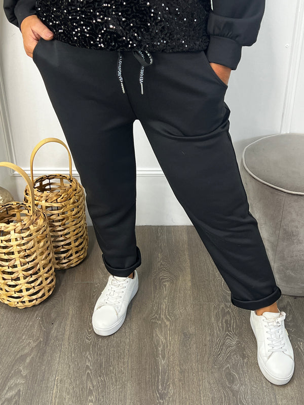 Love forever broek zwart