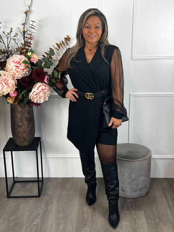 Playsuit Doutzen zwart