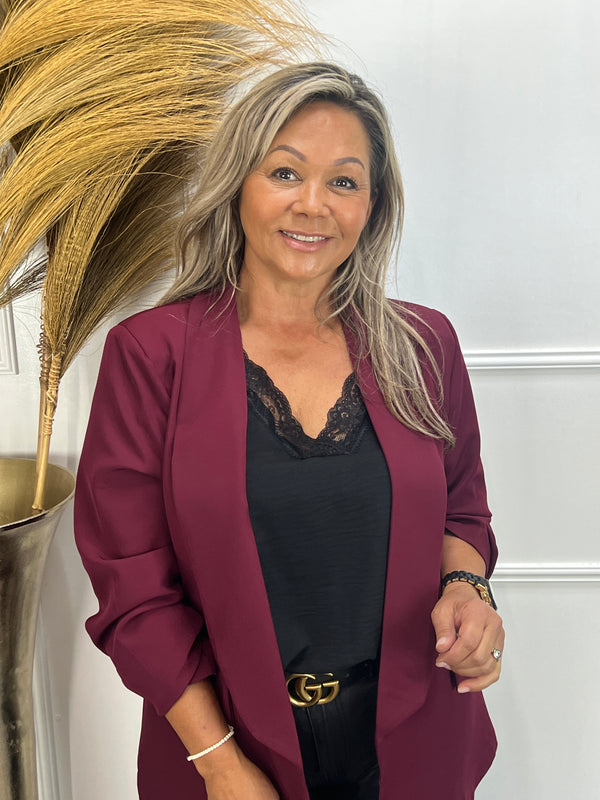 Blazer Kiki Bordeaux