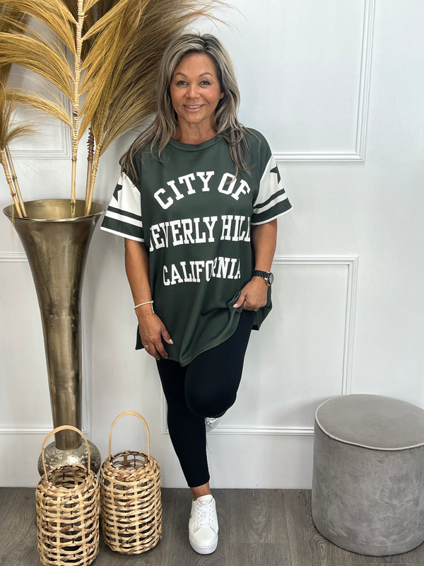 Shirt City of Beverly Hills California Groen