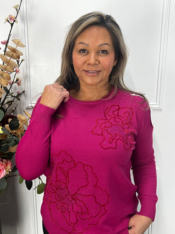 Trui Rosalie - Sparkle Flower