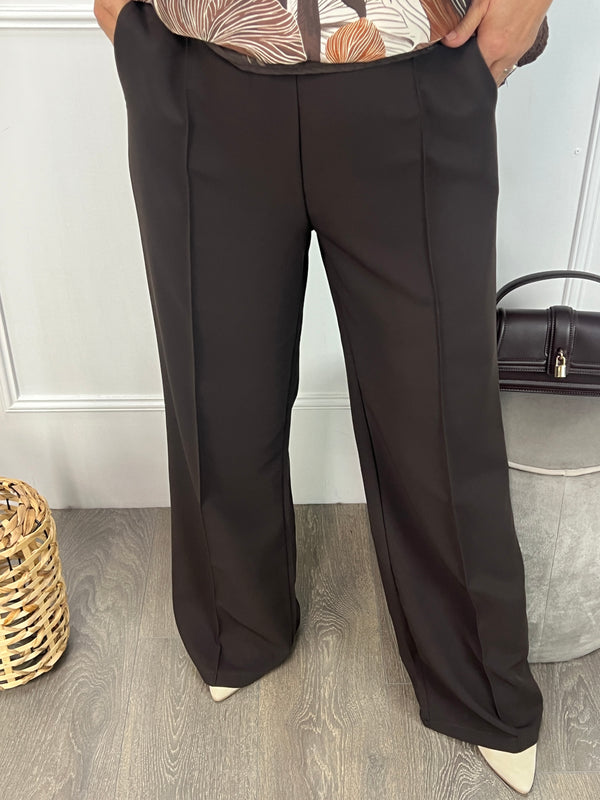 Vera Jo pantalon Joy donkerbruin