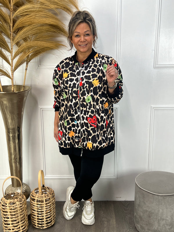 Bomber jasje Eline bruin