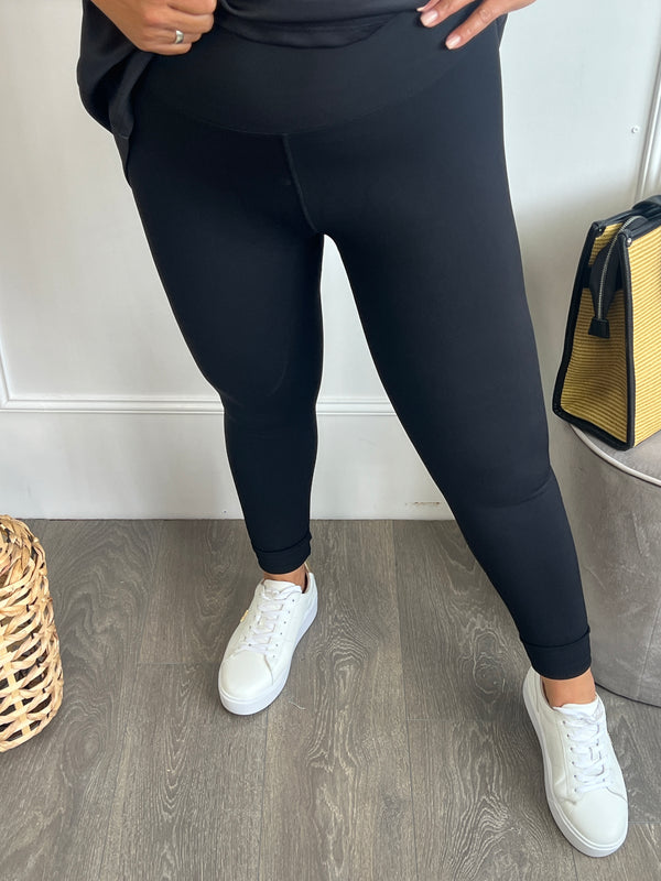 Norfy High Waste Legging Zwart