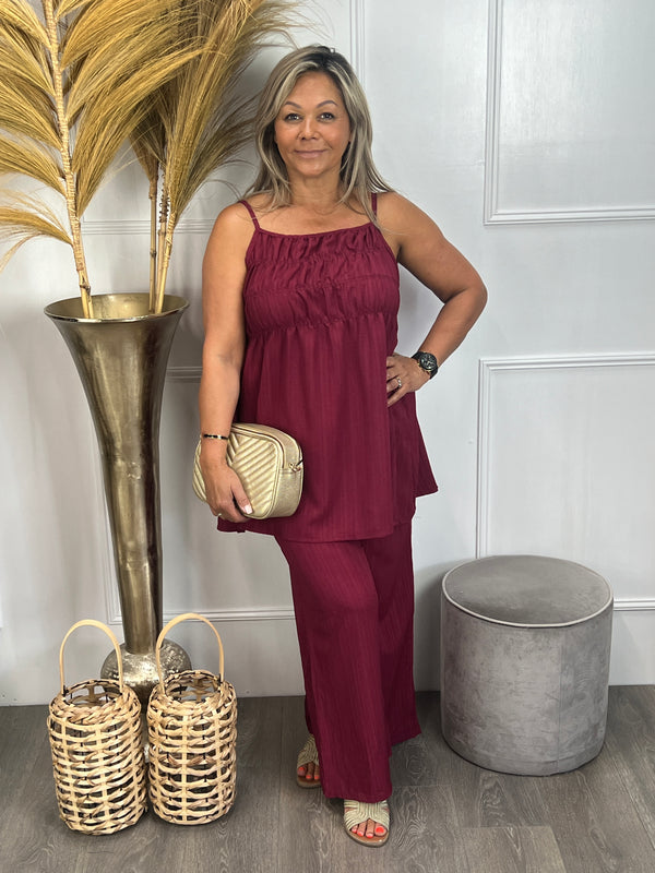Tweedelige set Mia Bordeaux