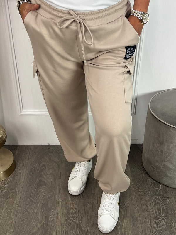 Cargo broek Ella beige